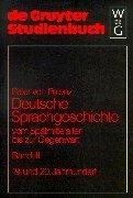 Couverture : Deutsche Sprachgeschichte vom Spätmittelalter bis zur Gegenwart
