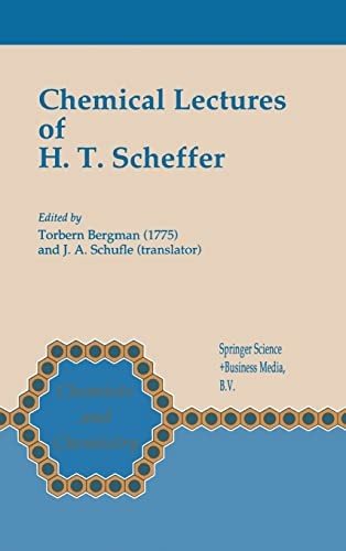 Couverture : Chemical lectures of H.T. Scheffer