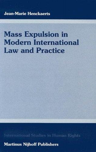 Couverture : Mass expulsion in modern international law and practice
