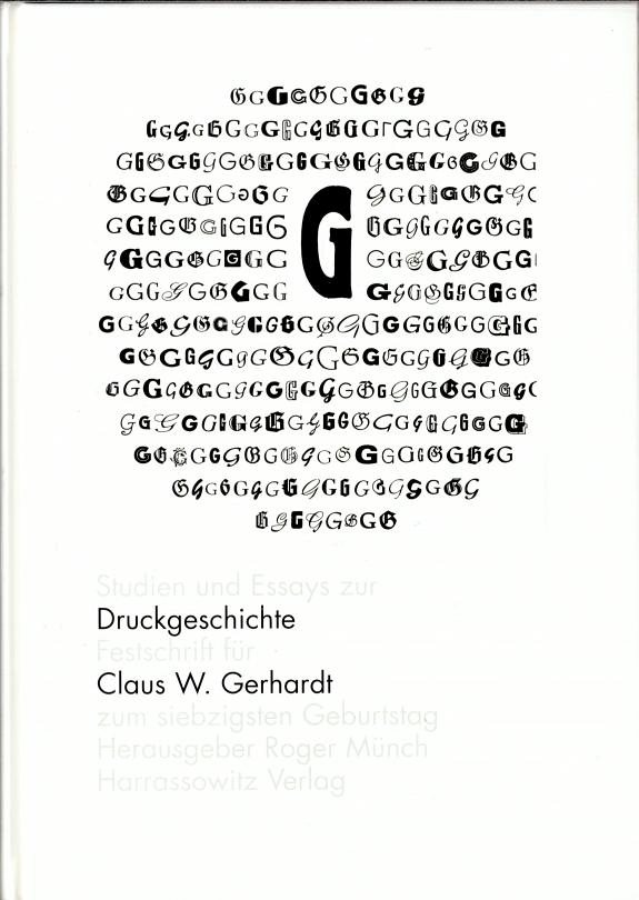 Couverture : Studien und Essays zur Druckgeschichte