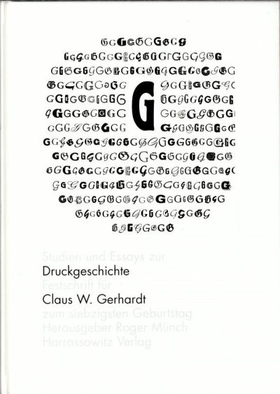Couverture : Studien und Essays zur Druckgeschichte