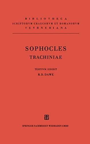 Couverture : Sophoclis Trachiniae