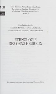 Couverture : Ethnologie des gens heureux