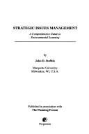 Couverture : Strategic issues management