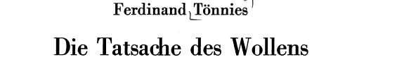 Couverture : Die Tatsache des Wollens