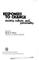 Couverture : Responses to change