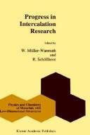 Couverture : Progress in intercalation research
