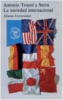 Couverture : La sociedad internacional
