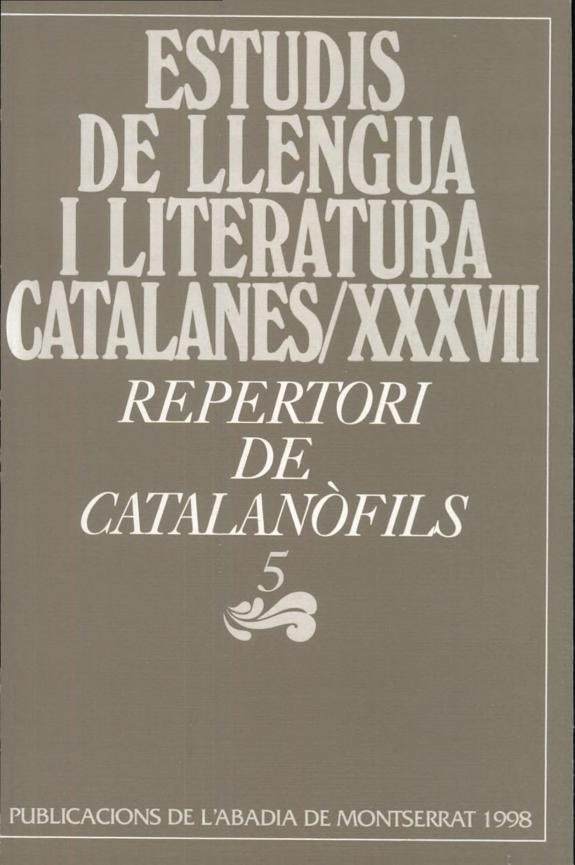 Couverture : Repertori de catalanòfils