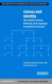 Couverture : Census and identity