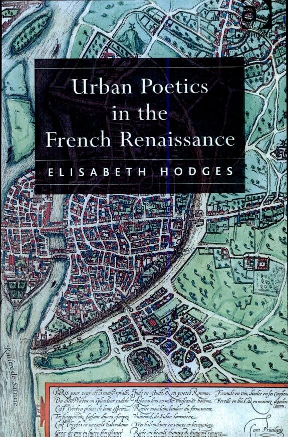 Couverture : Urban poetics in the French Renaissance