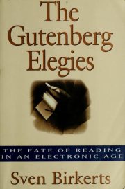 Couverture : The Gutenberg elegies