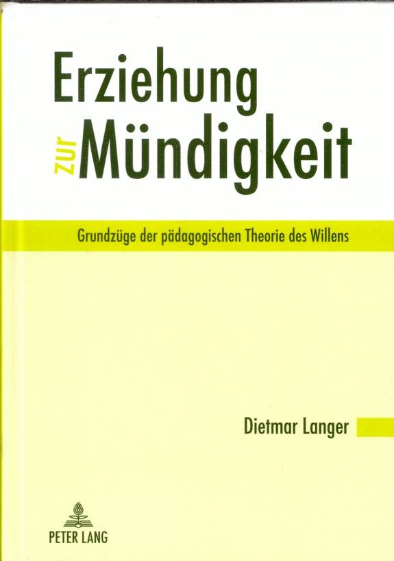 Couverture : Erziehung Zur Muendigkeit