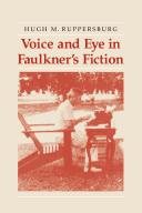 Couverture : Voice and eye in Faulkner's fiction
