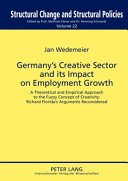 Couverture : Germany's Creative Sector and Its Impact on Employment Growth