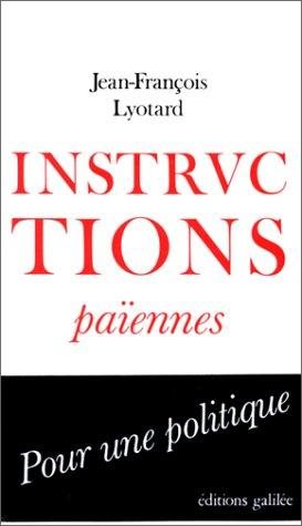 Couverture : Instructions païennes