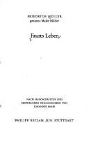 Couverture : Fausts Leben