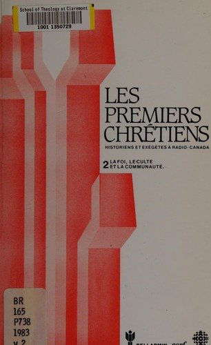 Couverture : Les Premiers chrétiens