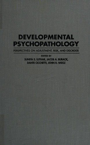 Couverture : Developmental Psychopathology
