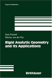 Couverture : Rigid Analytic Geometry and Its Applications (Progress in Mathematics)