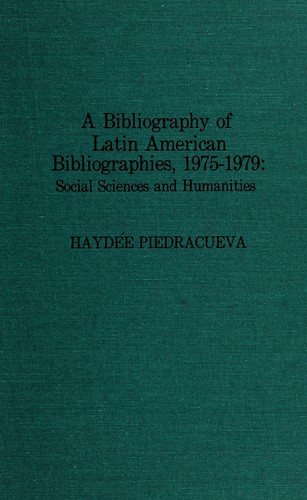 Couverture : Bibliography of Latin American Bibliographies, 1975-1979