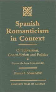 Couverture : Spanish romanticism in context