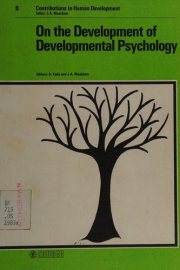Couverture : On the Development of Developmental Psychology (Contributions to Human Development)