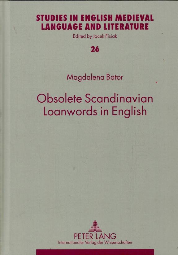 Couverture : Obsolete Scandinavian Loanwords in English