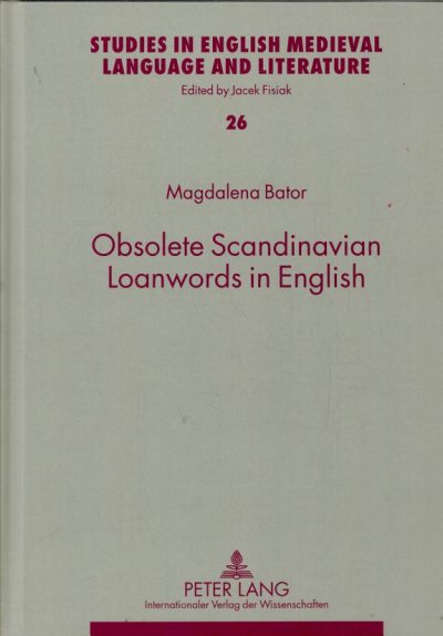 Couverture : Obsolete Scandinavian Loanwords in English