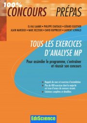 Couverture : Tous les exercices d'analyse MP