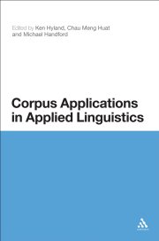 Couverture : Corpus Applications in Applied Linguistics