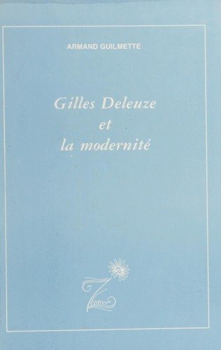 Couverture : Gilles Deleuze et la modernité