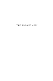 Couverture : Bronze Age