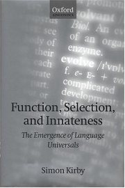 Couverture : Function, selection, and innateness