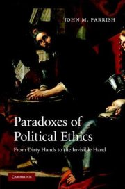 Couverture : Paradoxes of Political Ethics