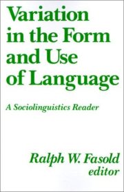 Couverture : Variation in the form and use of language