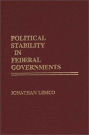 Couverture : Political stability in federal governments
