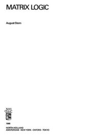 Couverture : Matrix logic