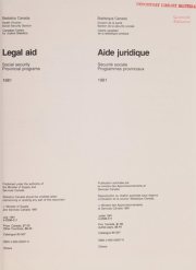 Couverture : Legal aid