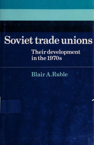 Couverture : Soviet trade unions