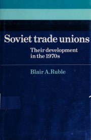 Couverture : Soviet trade unions