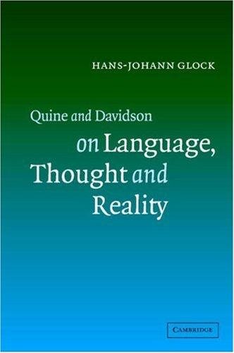 Couverture : Quine and Davidson on Language, Thought and Reality