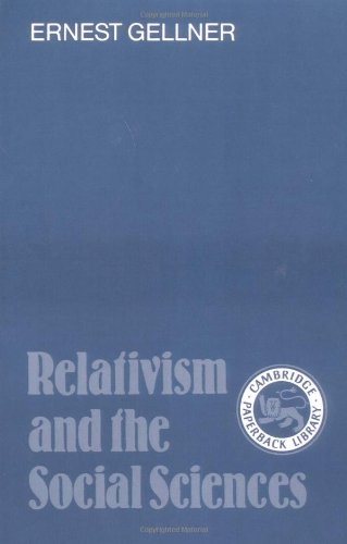 Couverture : Relativism and the Social Sciences