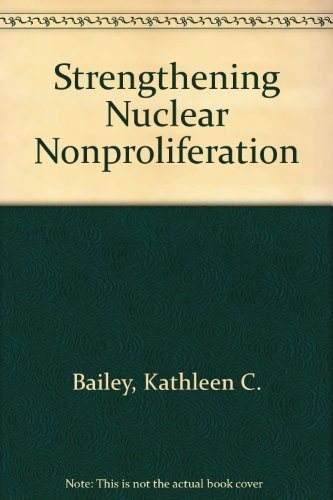 Couverture : Strengthening nuclear nonproliferation