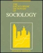 Couverture : The Encyclopedic dictionary of sociology