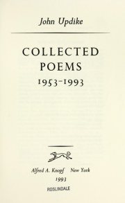 Couverture : Collected poems, 1953-1993