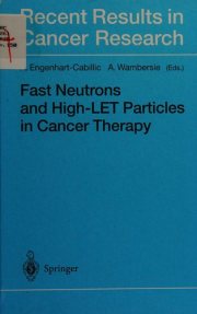 Couverture : Fast neutron and high-LET particles in cancer therapy