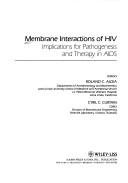 Couverture : Membrane Interactions Of Hiv