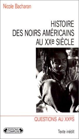 Couverture : Histoire des noirs américains