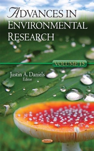 Couverture : Advances in Environmental Research